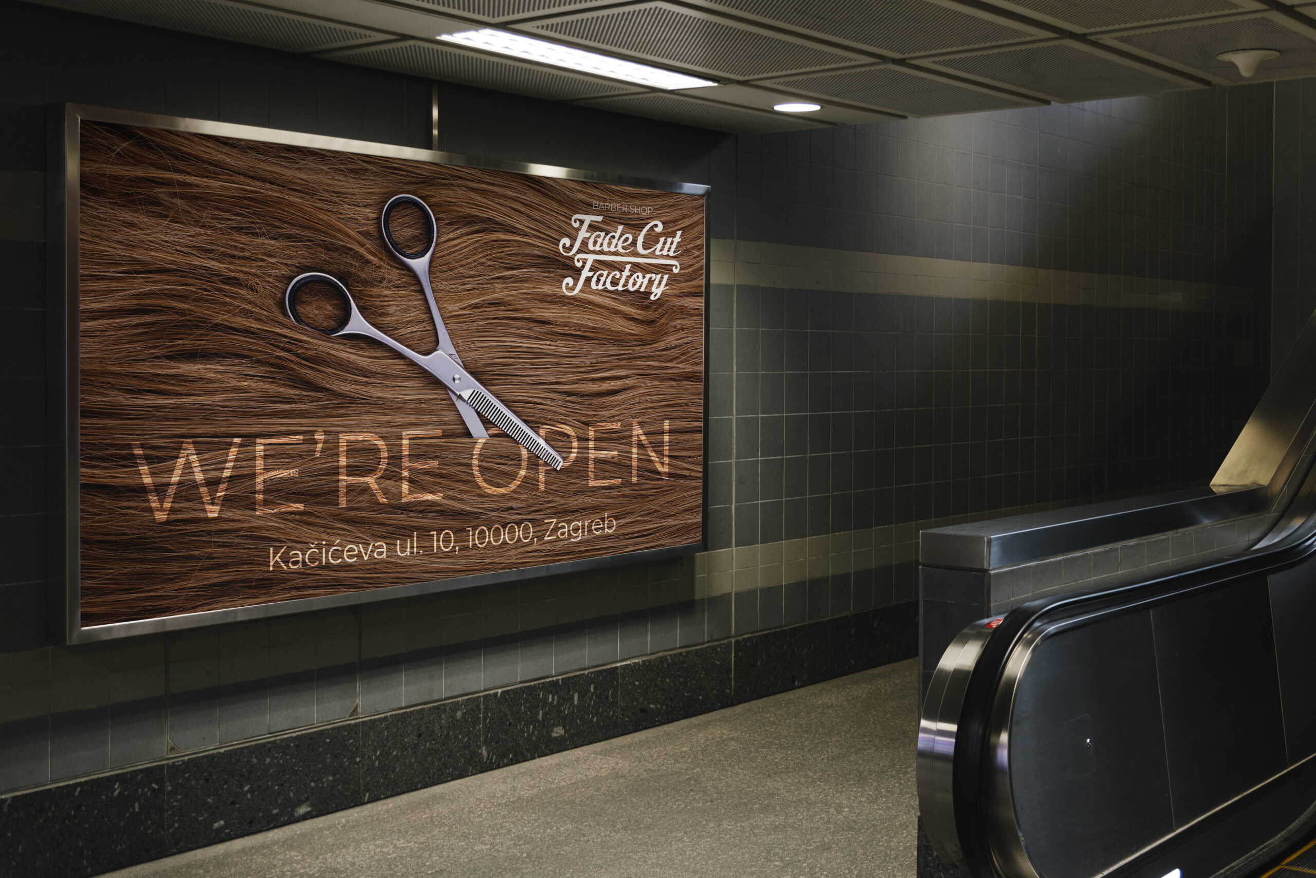 Passion for fashion signboard mockup